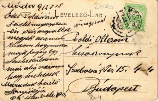 1912 Módos, Jasa Tomic; Szerb ortodox templom belseje. Hoffmann Béla kiadása / Serbische Kirche von ...