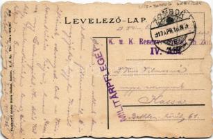 1917 Zombor, Sombor; Zrínyi utca, üzletek. Theofanovic kiadása / street view, shops + "K.u.K. R...