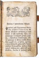 Cithara et Phiala Sanctorum. [Szlovák nyelvű, XIX. századi egyházi énekeskönyv, imakönyv]. [Pest, é....