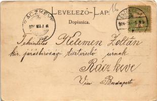 1904 Eszék, Essegg, Osijek; Sudbena zgrada / Justiz-Gebäude / Igazságügyi palota / Palace of Justice...