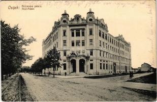 Eszék, Essegg, Osijek; Postanska palaca / Post-Palais / Posta / post office (EK)