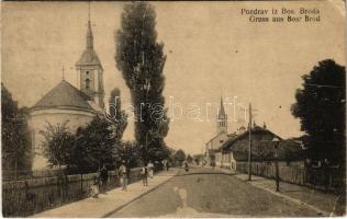 Brod, Bosanski Brod; street view, churches (EK)