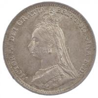 Nagy-Britannia 1891. 3p Ag "Viktória" (1,40g) T:1
Great Britain 1891. 3 Pence Ag "Vi...