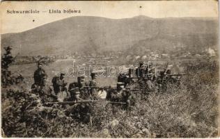 1917 Rajvonal / Schwarmlinie / Linia bojowa / WWI Austro-Hungarian K.u.K. military, swarm line (fa)