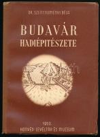 Dr. Szentneményi Béla: Budavár hadiépítészete. Bp., 1950, Honvéd Levéltár és Múzeum. Kiadói papírkötés, ajándékozási sorokkal, kopottas állapotban.
