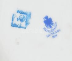 Hollóházi Szász Endre által tervezett mintával díszített porcelán váza. matricás, jelzett, hibátlan ...