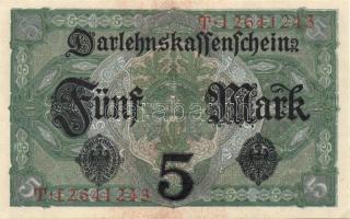 Német Birodalom/Császárság 1917. 5M T:I-