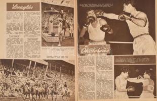 1956 A melbournei olimpia, képekkel illusztrált kiadvány, sarkán ragasztóval javítva