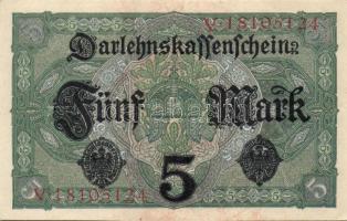 Német Birodalom/Császárság 1917. 5M T:I