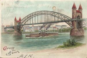 Bonn bridge Emb. Litho hold to light (fa)
