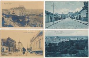 Belgrád, Belgrade, Beograd; - 4 db RÉGI város képeslap / 4 pre-1945 town-view postcards