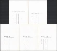 Pesti Műhely művészeti lapok Bak Imre, Oroján István, Fajó János, Kassák Lajos és mások által tervez...