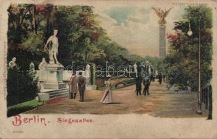 Berlin Siegesalle hold to light Litho (Rb)