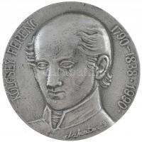 E. Lakatos Aranka (1952-) 1990. Kölcsey Ferenc 1790-1838-1990 egyoldalas, öntött fém plakett (143mm) T:2