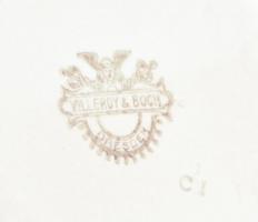 Villeroy & Boch - Dresden. 1856 -1945. Kék kiöntő, fajansz, jelzett, hibátlan. m: 21,5 cm