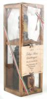 1912 6 puttonyos tokaji aszú bontatlan palack muzeális bor díszcsomagolásban, sorszámozott. 0,5l nemes penésszel / Vintage Tokaj Aszu from 1912