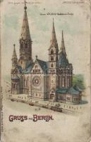 Berlin church hold to light Litho (b)