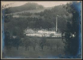 Prosper Piette papírgyár és vízi erőmű Freiheit, ma Svoboda nad Úpou, Csehország 44 db nagyonérdekes...