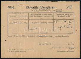 1945 Nyomtatvány 39,2P bérmentesítéssel