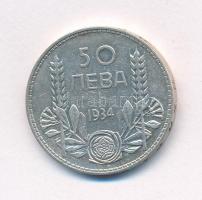 Bulgária 1934. 50L Ag "III. Borisz" T:2 kis patina
Bulgaria 1934. 50 Leva Ag "Boris ...