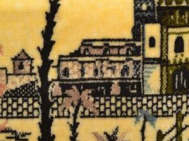 Arab imaszőnyeg, jó állapotban, 62×95 cm