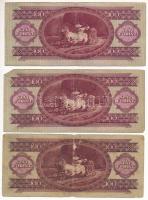 1949. 100Ft (5x) + 1957. 100Ft T:III,III-
Adamo F28, F29