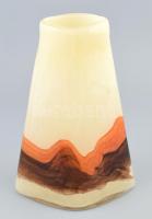 Design olasz váza, üveg, hibátlan, m: 26 cm