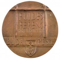 Ligeti Erika (1934-2004) DN Földes Ferenc-díj Budapest kétoldalas, öntött bronz emlékérem (88mm) T:1-,2 fo.