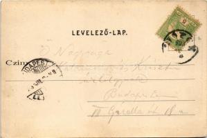 1903 Siófok, Jachtverseny a Balatonon. Ellinger Ede cs. és kir. udvari fényképész kiadása