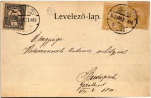 1902 Nagyenyed, Aiud; Bethlen kollégium. Grünfeld Dávid kiadása / Calvinist boarding school