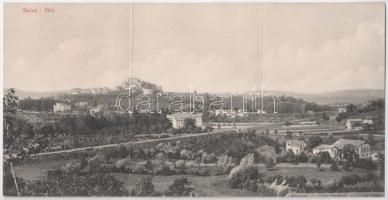 Gorizia, Görz, Gorica; 3-tiled folding panoramacard