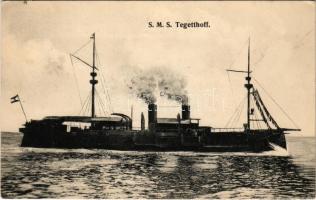 SMS Tegetthoff (később SMS Mars) az Osztrák-Magyar Haditengerészet őrhajója / K.u.K. Kriegsmarine / SMS Tegetthoff Austro-Hungarian Navy guard ship. G. Fano, Pola 1908-09. 21. (EK)