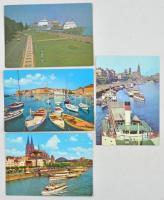 71 db hajókat ábrázoló modern képeslap