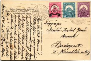 1931 Sopron, Memento et Labora. A soproni népszavazás emlékére 1921. december 14. Krug: Tüzek a Vége...