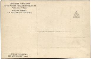 Der heldenmütige Kommandant des U5 Linieschiffsleutnant Georg Ritter v. Trapp. Offizielle Karte für ...