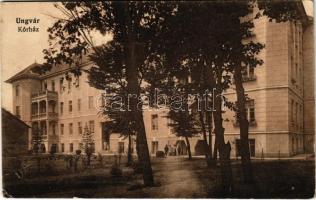 1915 Ungvár, Uzshorod, Uzhhorod, Uzhorod; Kórház. Vasúti levelezőlapárusítás 2459. / hospital + "K.u.K. Spitalzug Nr. 7." (EK)