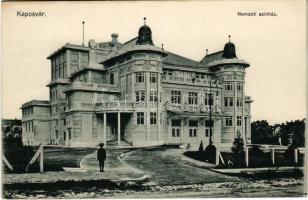 1914 Kaposvár, Nemzeti színház. Fenyvesi Béla kiadása + K.u.K. Reservespital in Kaposvár