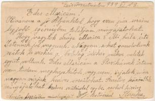 1939 Dicsőszentmárton, Tarnaveni, Diciosanmartin; Spitalul cu parcul / Kórház és park, leporellóból ...