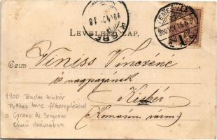 1900 Cyrano de Bergerac IV. felvonása. Budai Színkör, Pethes Imre főszereplésével. Hollenzer és Okos...