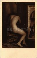 Meztelen erotikus hölgy / Erotic nude lady. Phot. Schieberth