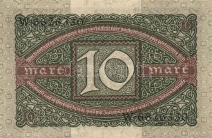Német Birodalom / Weimari Köztársaság 1920. 10M (6x) kis ugrású sorszámokkal T:I