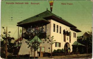 1907 Bucharest, Bukarest, Bucuresti, Bucuresci; Expositia Nationala 1906. Hanul Postei / Post Inn at the National Exposition (EK)