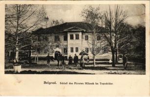 Belgrád, Belgrade, Beograd; Schloß des Fürsten Milosch im Topschider / castle (EK)