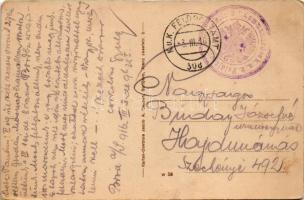 1916 Sarajevo, Panorama / general view + "Kommando des K.u.K. Feldjägerbataillons Nr. 3." ...