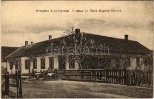 Nova Kapela, Nove Kapele (Batrina); Svratiste k' kolodvoru / vasúti vendéglő / railway inn (EK)