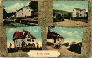 1915 Ceská Trebová, Böhmisch Trübau; spa, bath, villa, restaurant (EK)