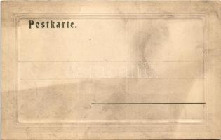 Dresden, Loschwitz, Bergschwebebahn / suspended funicular railway. litho (fl)