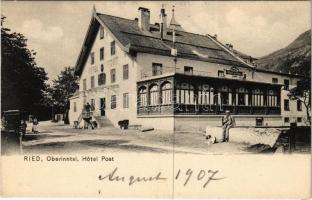1907 Ried im Oberinntal (Tirol), Hotel Post
