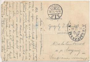 1938 Alistál, Hrobonovo, Dolny Stál; Római katolikus templom és iskola / Catholic church and school ...