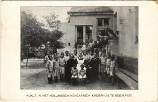 1930 Budapest, Kijkje in het Hollandsch-Hongaarsch Kinderhuis te Boedapest / Holland-magyar gyermekotthon (kopott sarkak / worn corners)